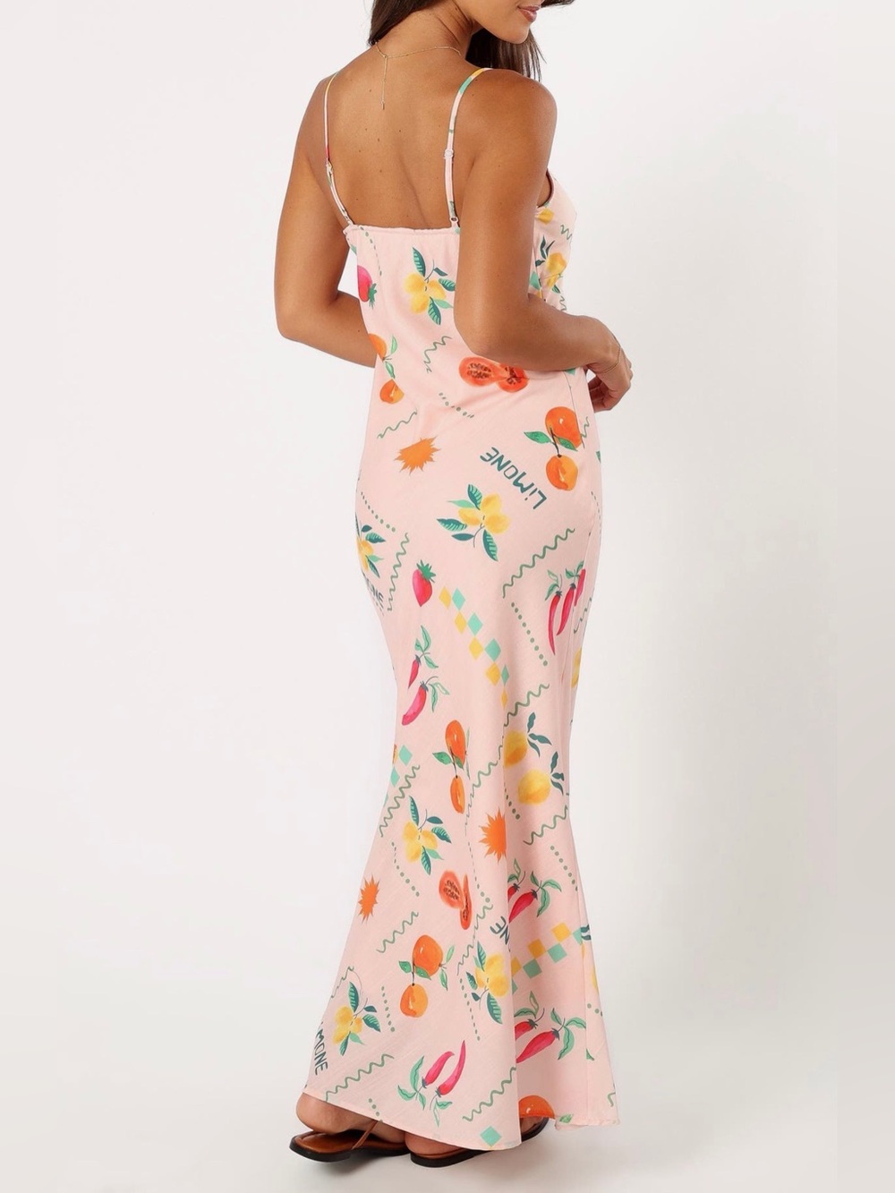 Petal & Pup Frutti Satin Maxi Dress B685 - Picture 2 of 7